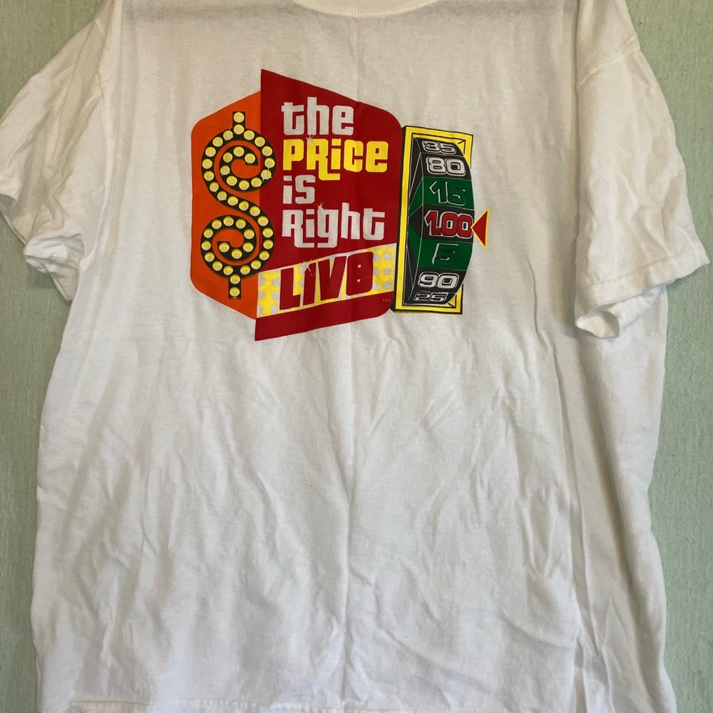 White 'The Price is Right Live' T-Shirt